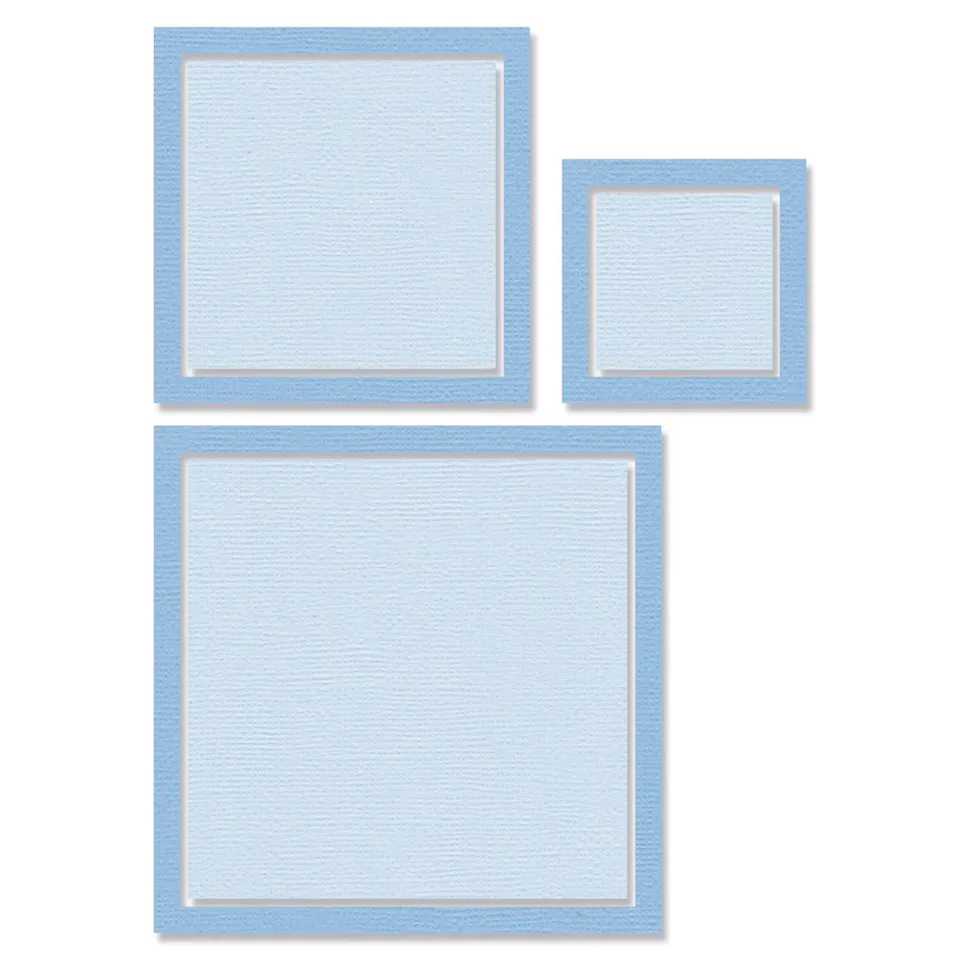 sizzix-framelits-square-frames-stanzschablonen-6tlg-rahmen image 1