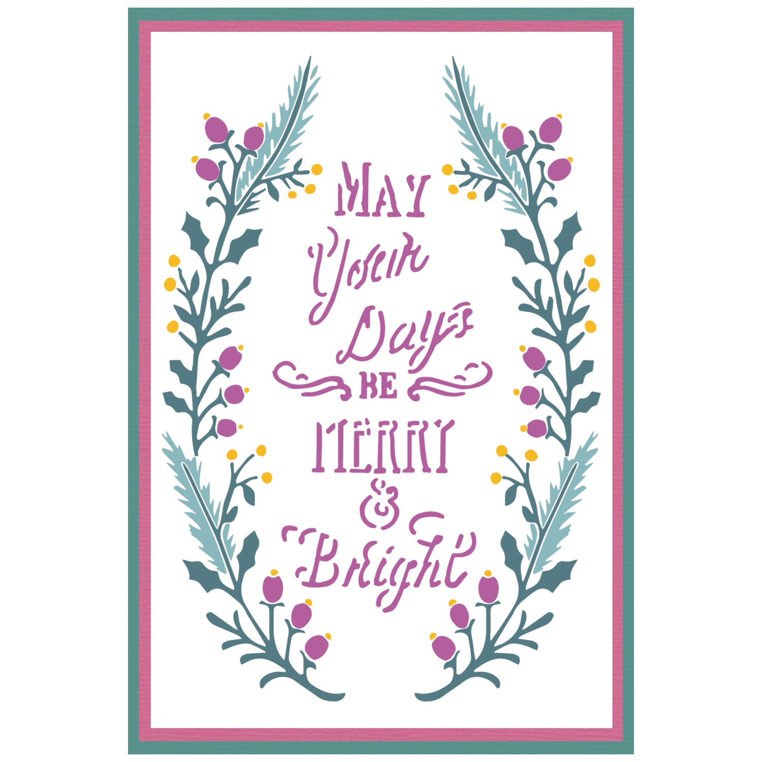 sizzix-layered-stencils-merry-bright-3-schablonen-a6-4-tlg image 1