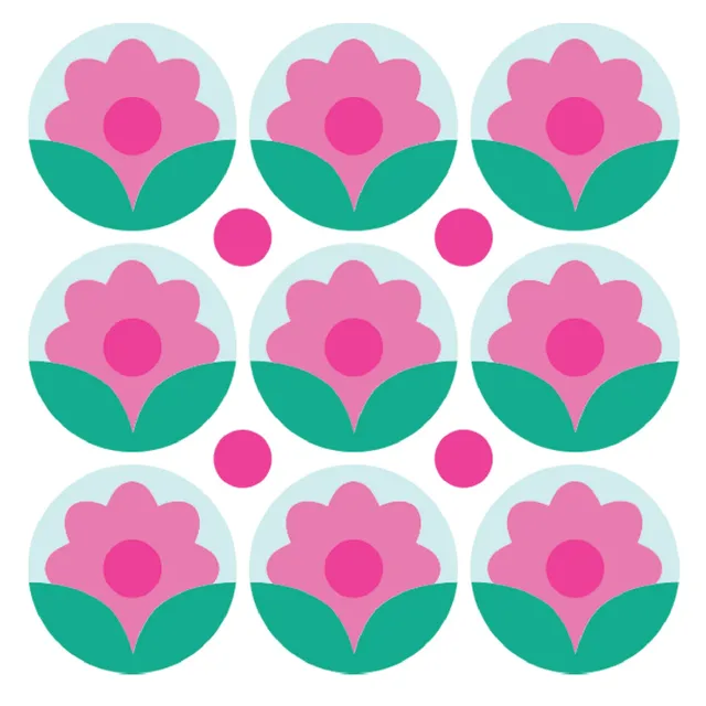 sizzix-layered-stencils-print-pattern-daisy-schablonen-4er image 1
