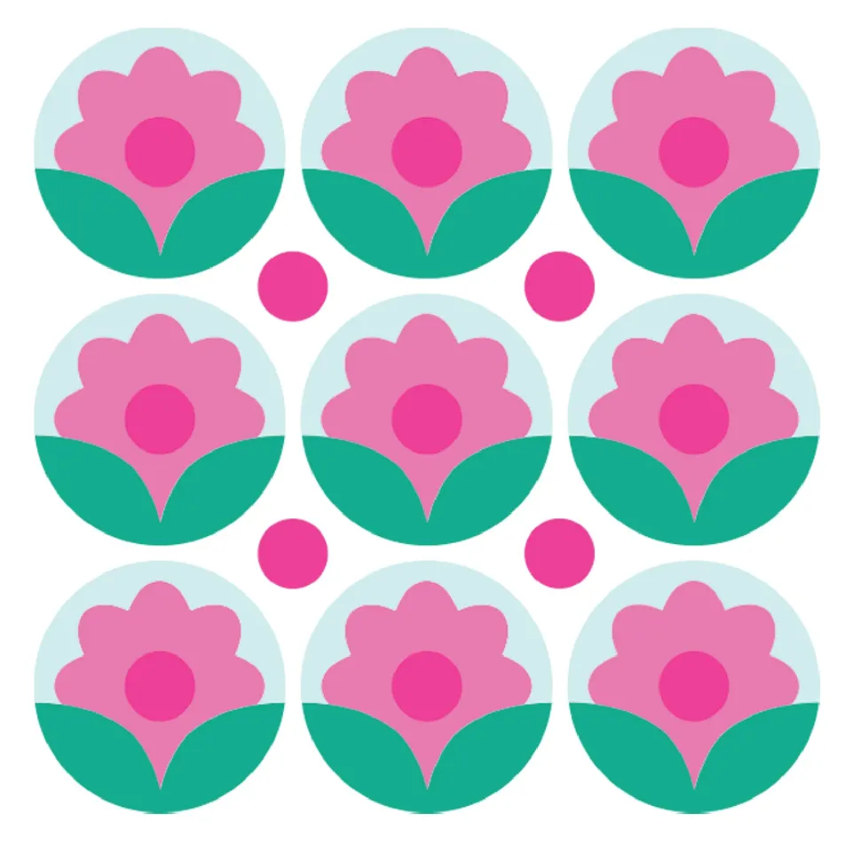 sizzix-layered-stencils-print-pattern-daisy-schablonen-4er image 1