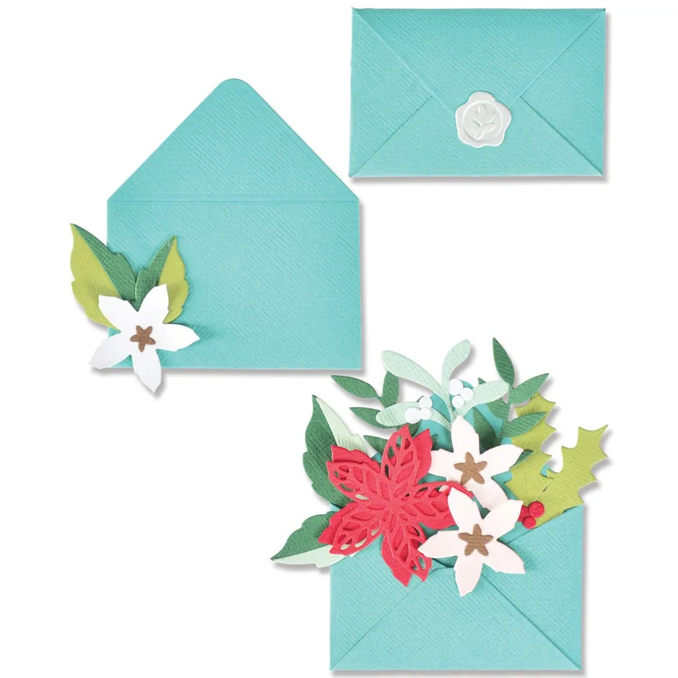 sizzix-thinlits-festive-envelope-stanzschablonen-13-tlg image 1