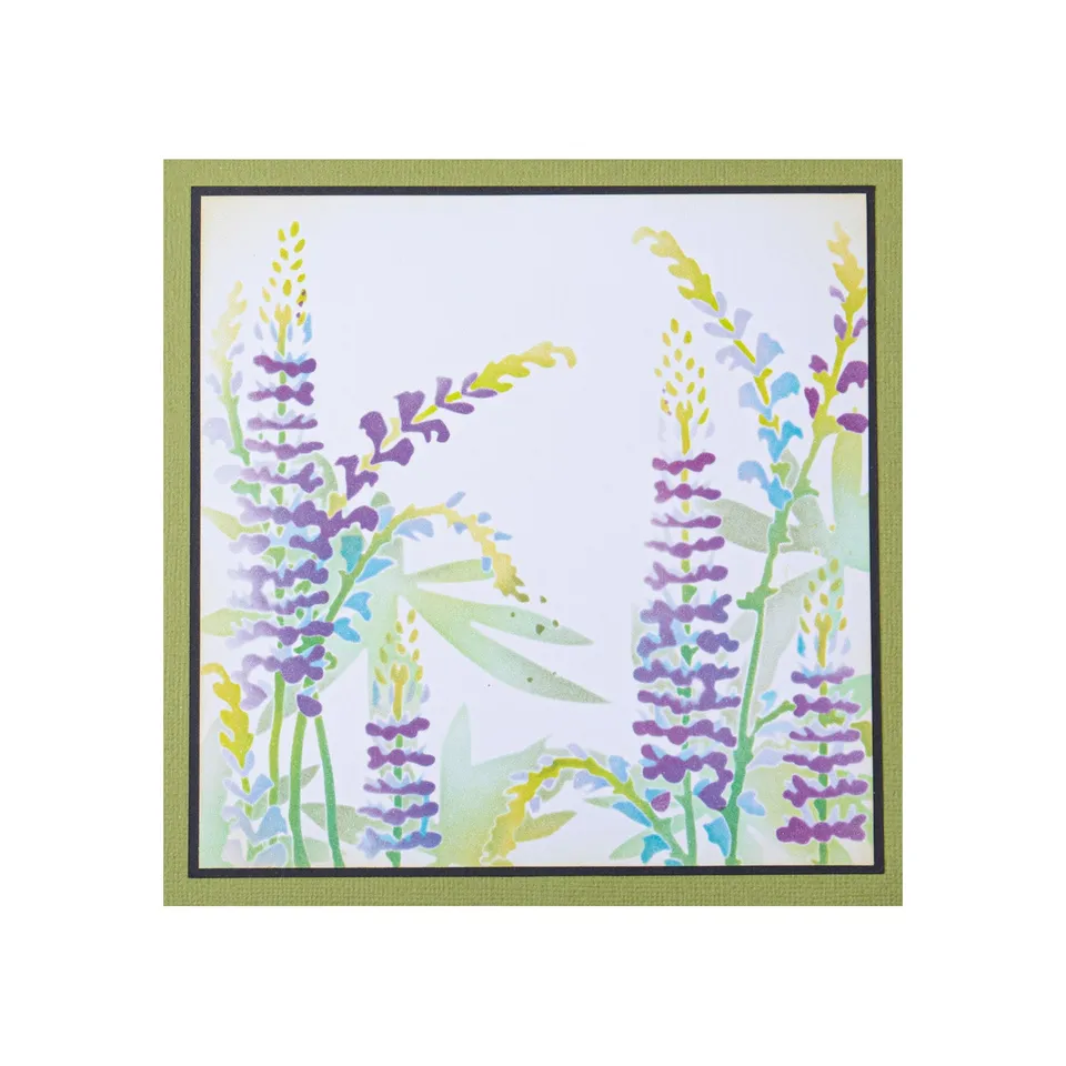 sizzix-layered-stencils-wildflower-border-schablone-4-tlg image 1