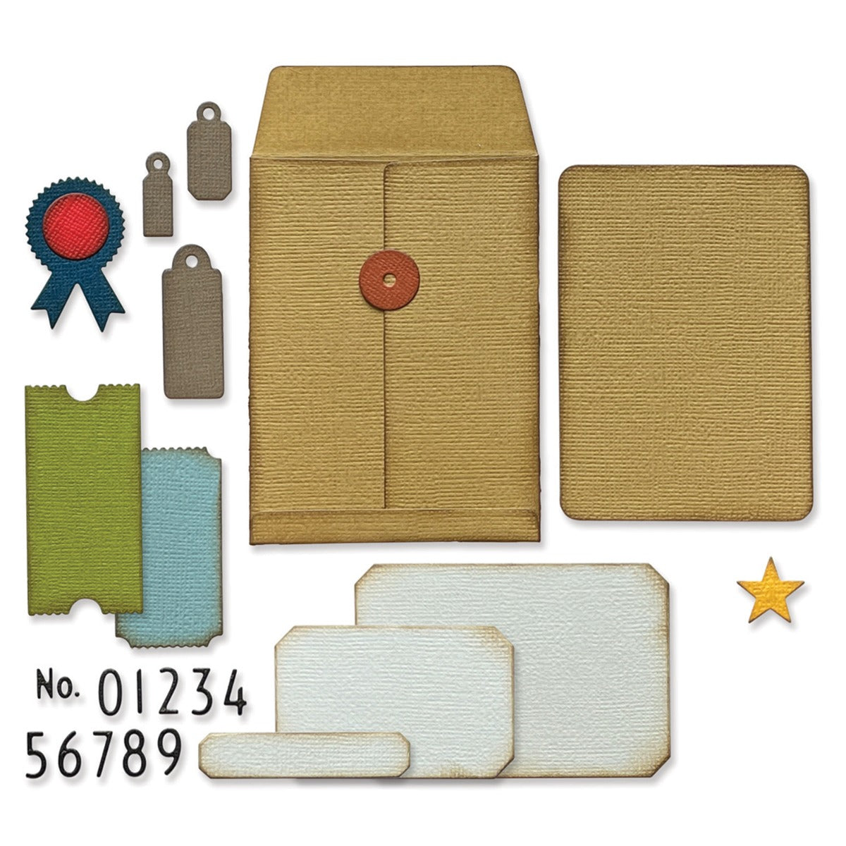 sizzix-thinlits-collector-stanzschablonen-45tlg-tickets-tim-holtz image 1