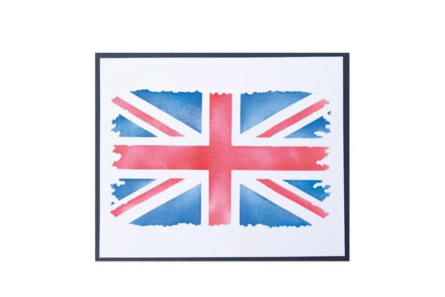 sizzix-layered-stencils-union-jack-schablonen-4er-krone image 1