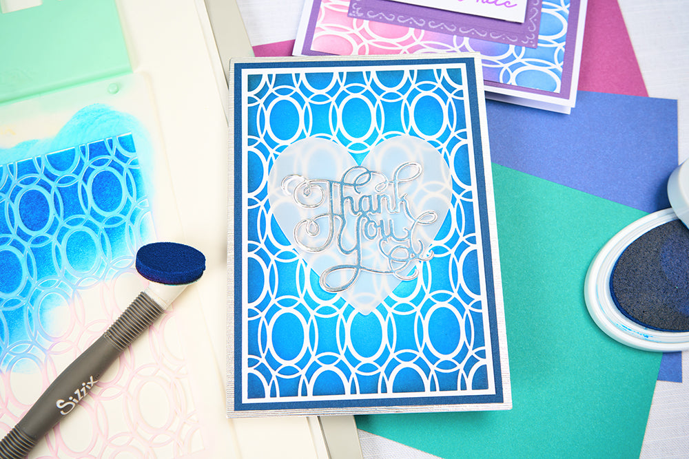 sizzix-a6-stencil-cosmopolitan-golden-rings-2-schablone image 4