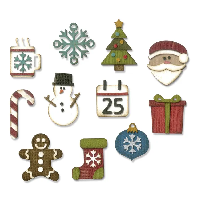 sizzix-thinlits-mini-christmas-things-stanz-set-11-teilig image 1