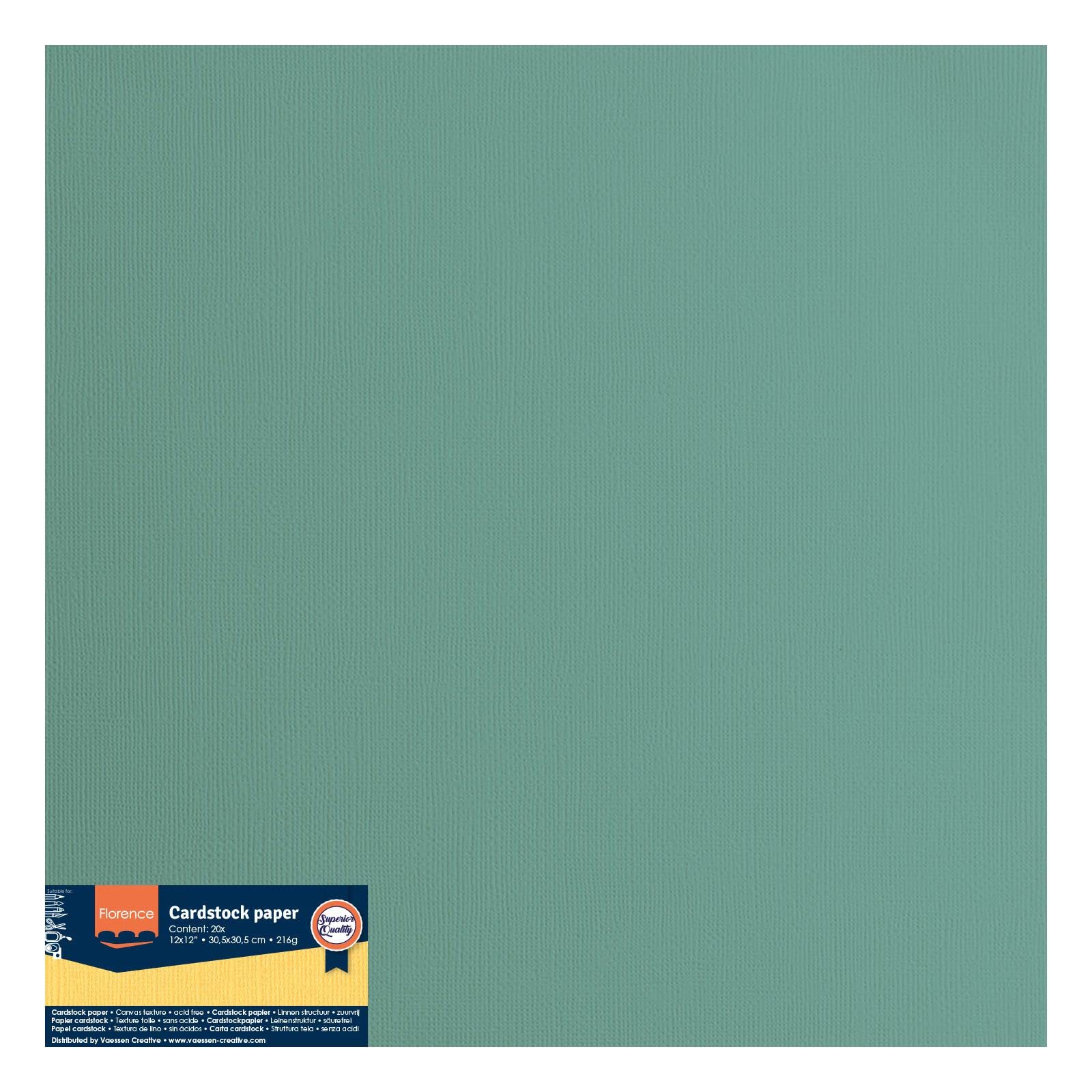 vaessen-florence-cardstock-blau-30-5x30-5-20-blatt-textur image 6