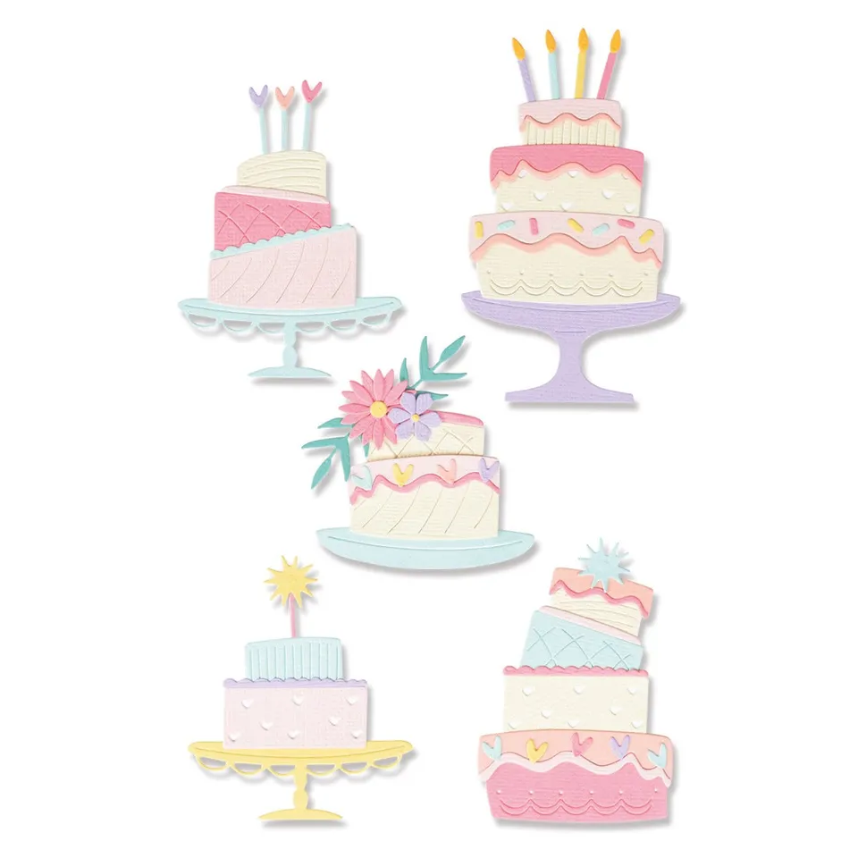 sizzix-thinlits-build-a-cake-stanzschablonen-10tlg-torte image 1