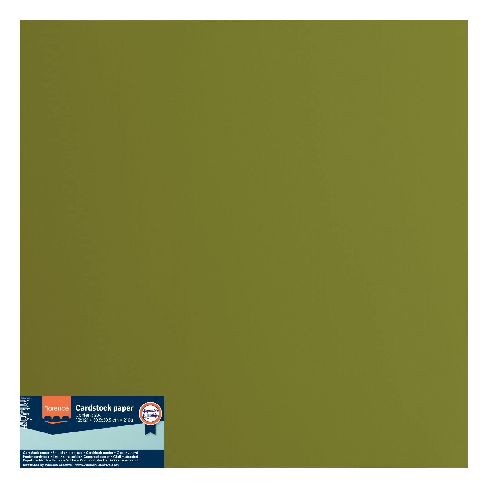 vaessen-creative-florence-cardstock-gr-n-20-bogen-30-5cm-216g image 6