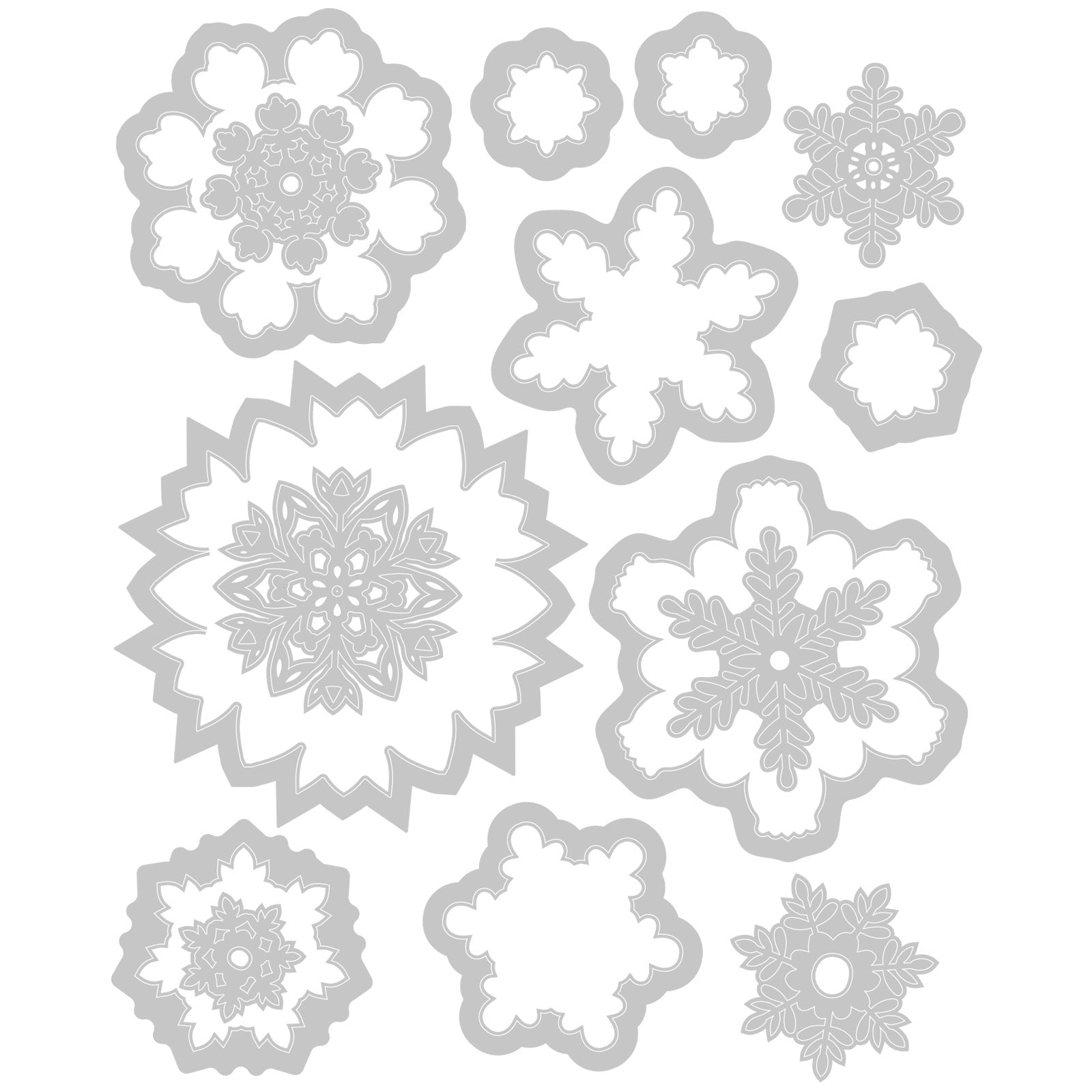 sizzix-framelits-white-christmas-2-stanzen-15tlg image 2