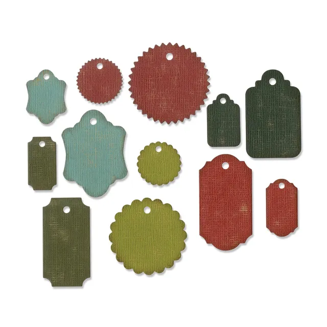 sizzix-thinlits-gift-tags-tim-holtz-stanzform-12-tlg-anh-nger image 1