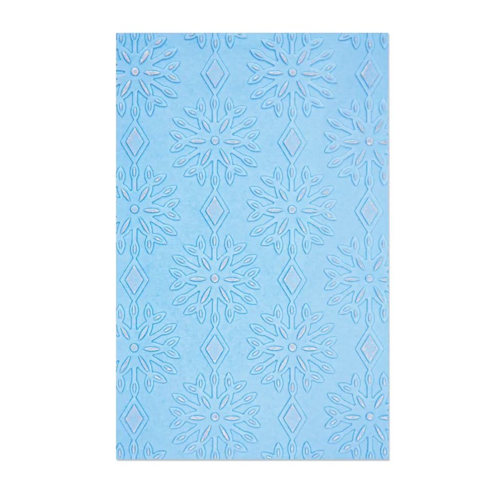 sizzix-mini-embossing-folder-shimmering-snowflakes-pr-gefolder image 1