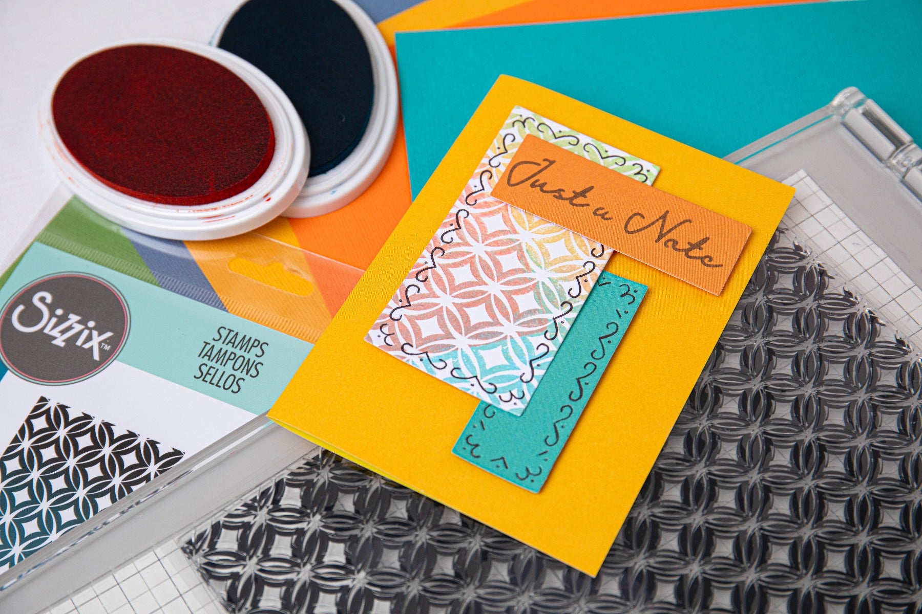 sizzix-clear-stamps-cosmopolitan-uptown-stempelset-geometrisch image 2