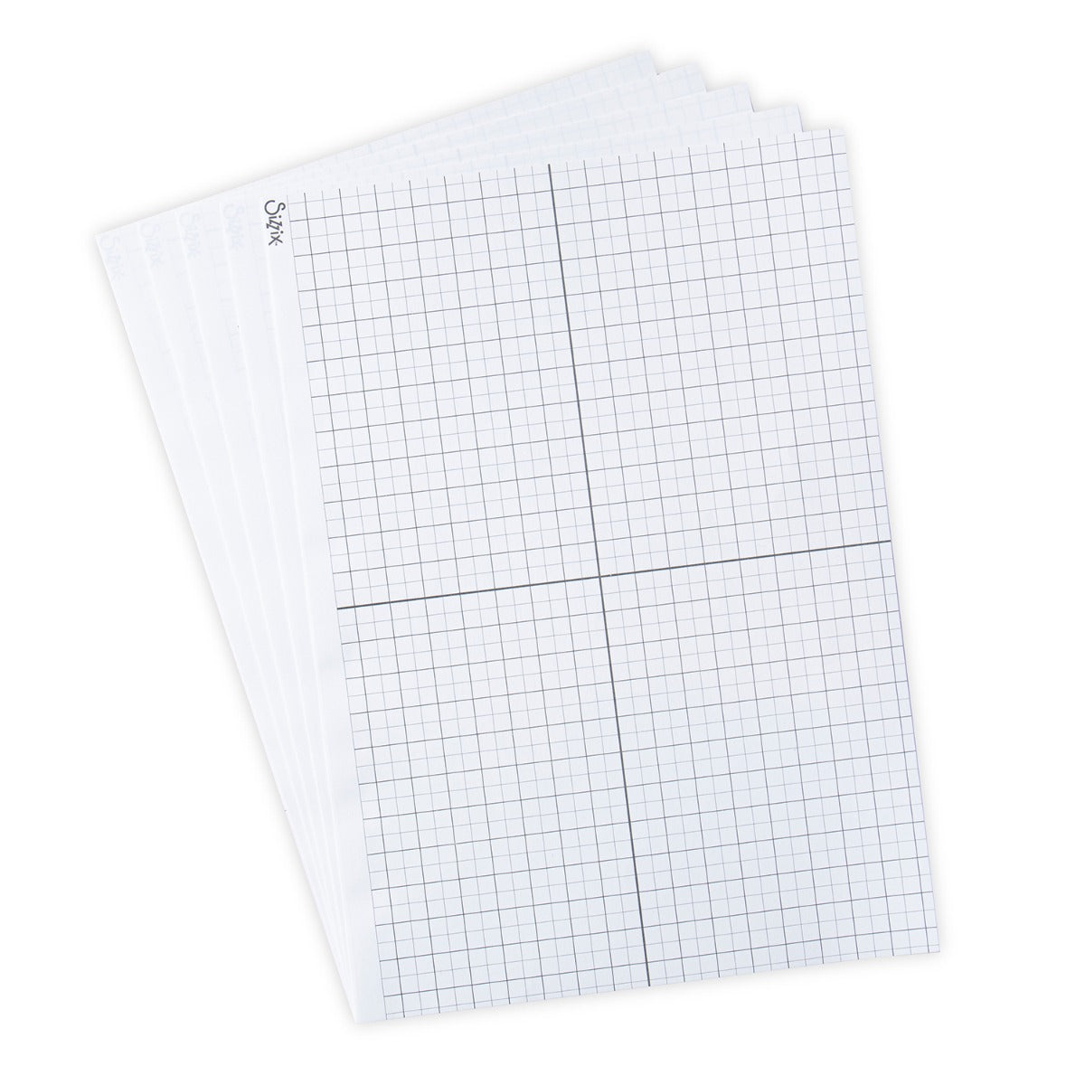 sizzix-sticky-grid-sheets-klebefolie-5er-pack-schablonen-halter image 1
