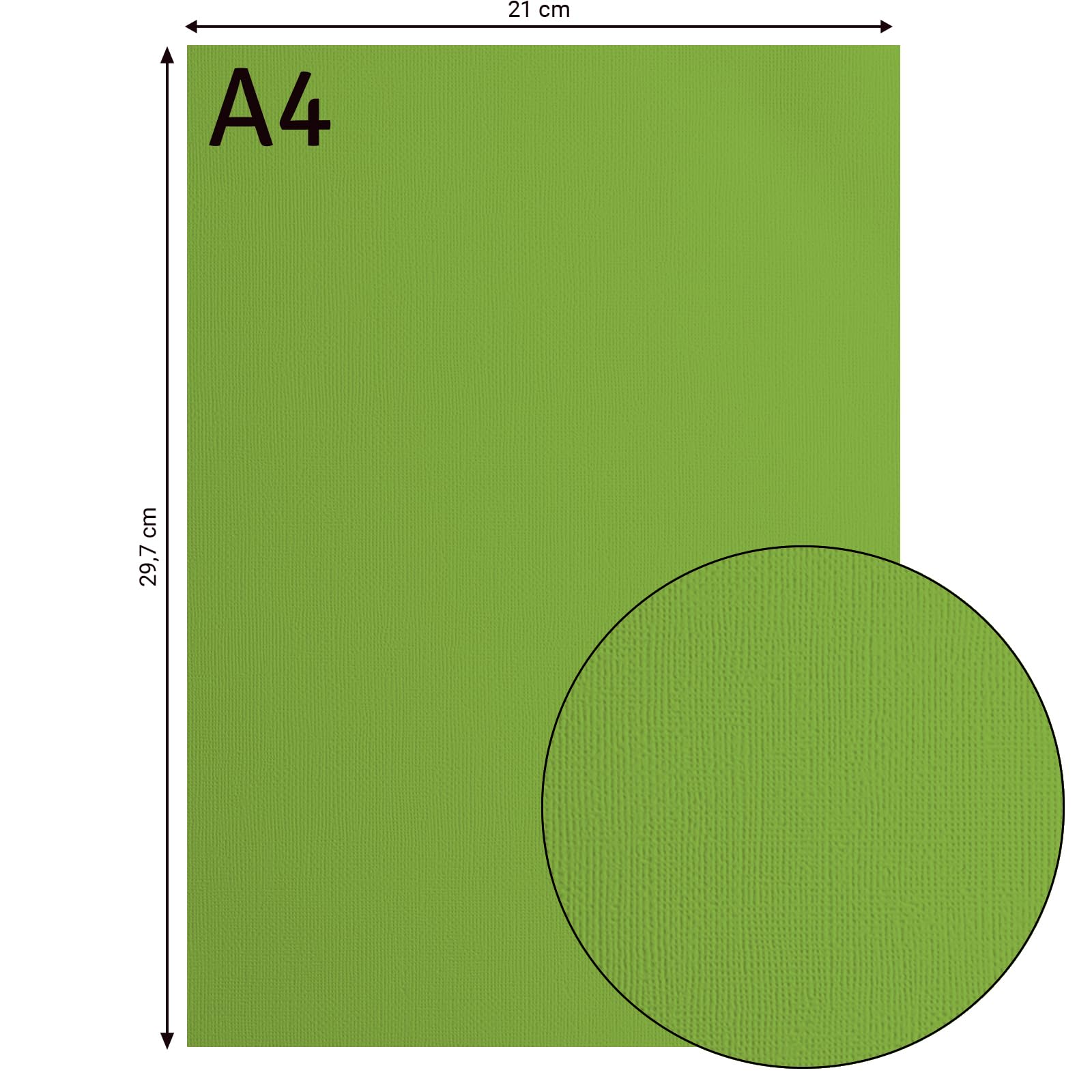 vaessen-creative-florence-tonkarton-a4-frog-gr-n-25-b-gen-textur image 3