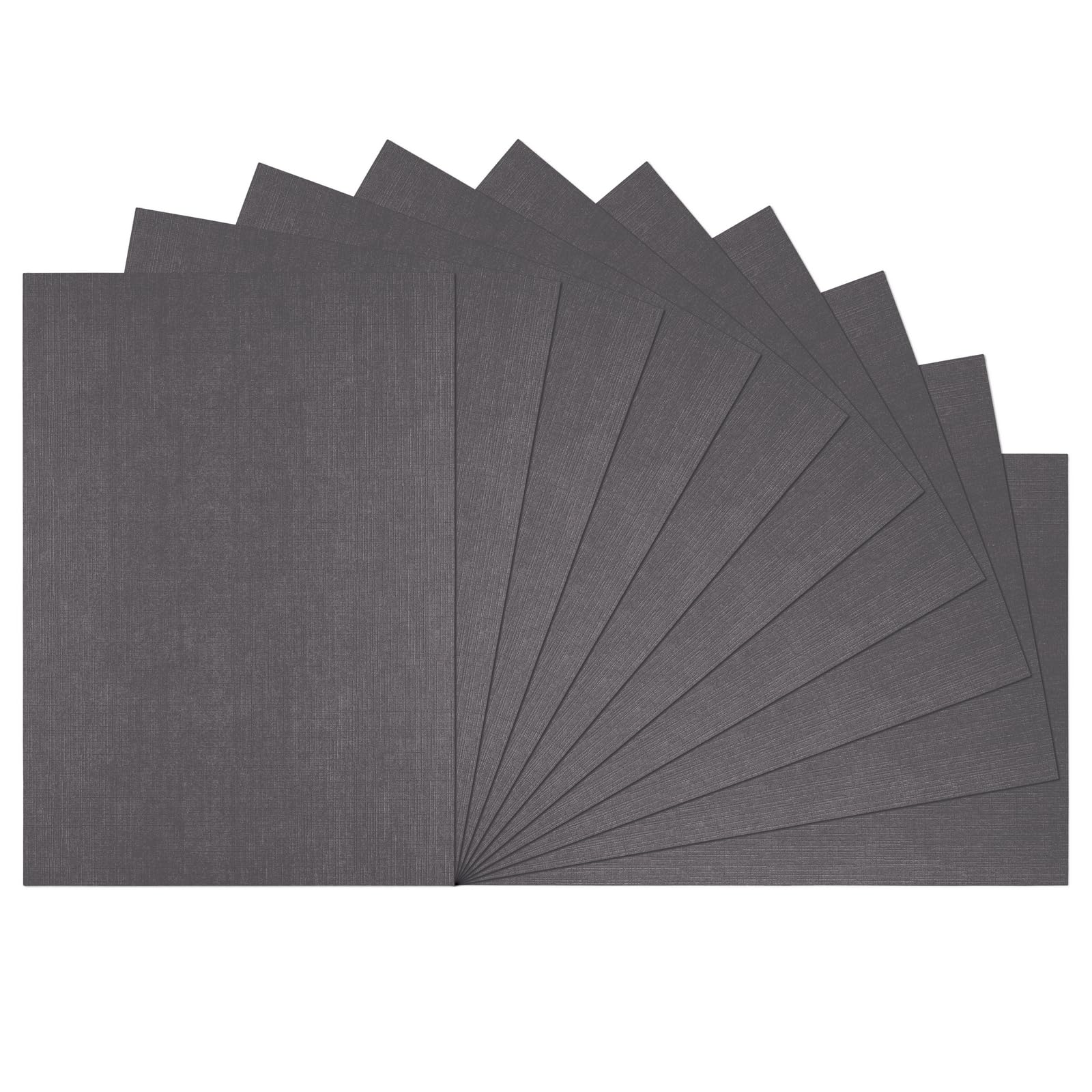 vaessen-creative-florence-tonkarton-leinen-anthracite-a4-10-blatt image 3
