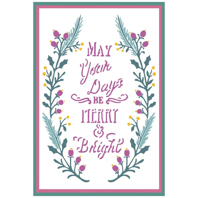 sizzix-layered-stencils-merry-bright-3-schablonen-a6-4-tlg image 1