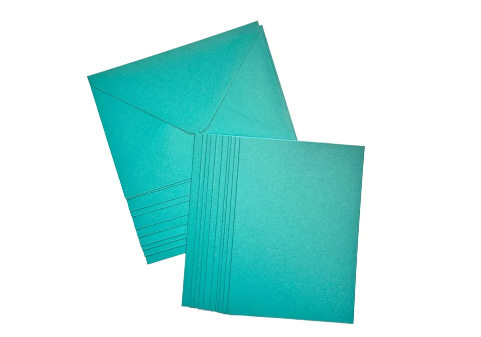 sizzix-surfacez-karten-umschl-ge-a6-blue-lagoon-10er-set-t-rkis image 1