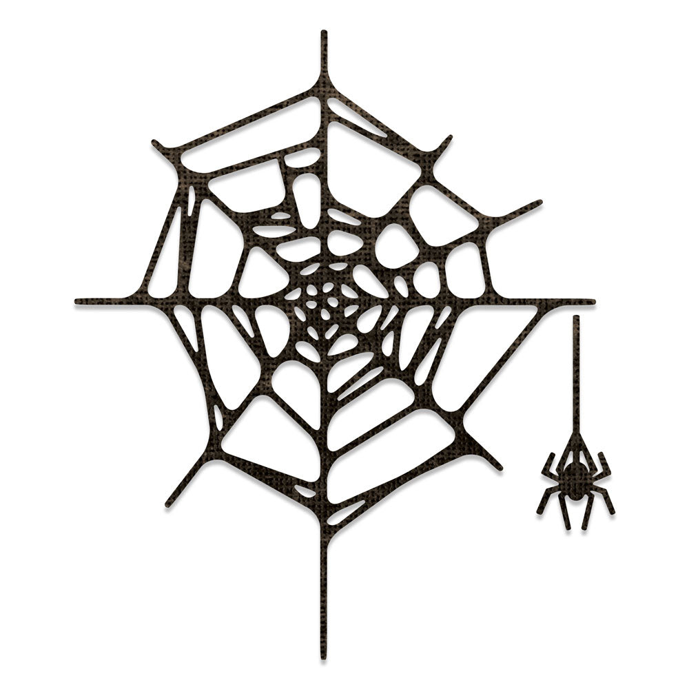 sizzix-thinlits-spider-web-stanzschablonen-2tlg-halloween image 1