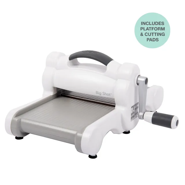 sizzix-big-shot-stanzmaschine-wei-grau-mit-plattform image 1