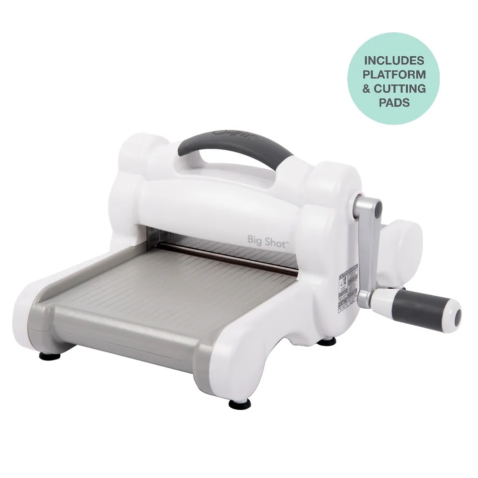 sizzix-big-shot-stanzmaschine-wei-grau-mit-plattform image 1