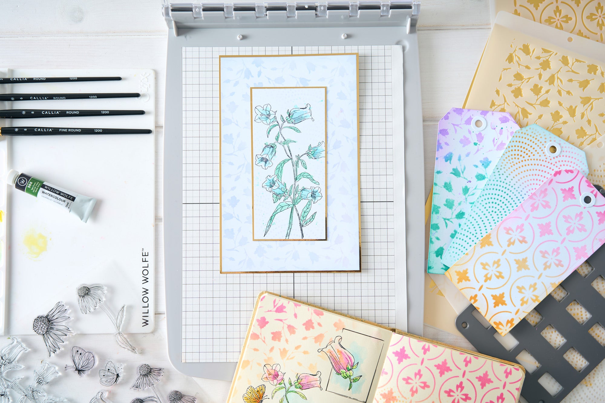 sizzix-studio-registration-press-starter-kit-stempelhilfe-stencils image 2