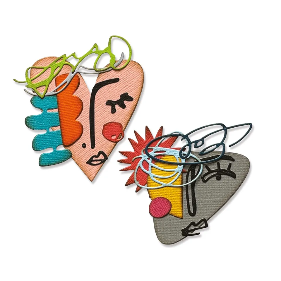 sizzix-thinlits-abstract-faces-tim-holtz-stanzformen-19-tlg image 1