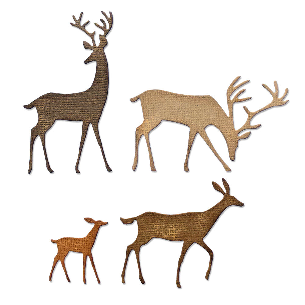 sizzix-thinlits-darling-deer-stanzform-4er-hirsch image 1