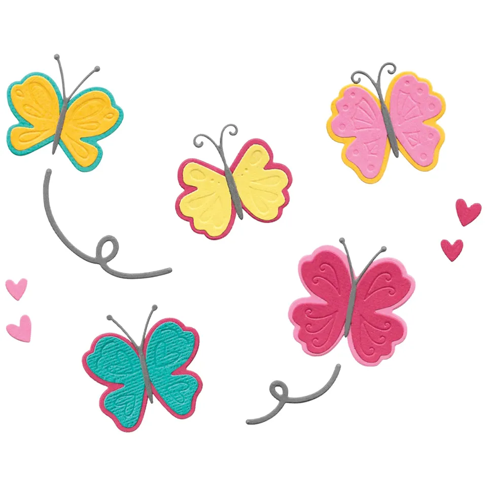 sizzix-thinlits-bright-butterflies-2-stanzen-15er-set image 1