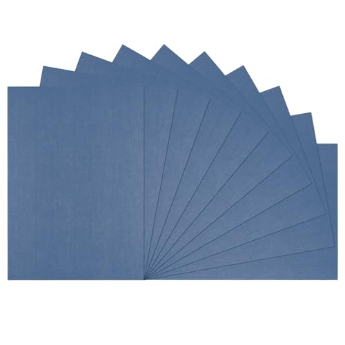 vaessen-florence-tonkarton-a4-blau-leinen-10-blatt-250g-maritime image 7