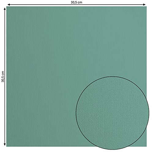 vaessen-florence-cardstock-blau-30-5x30-5-20-blatt-textur image 8