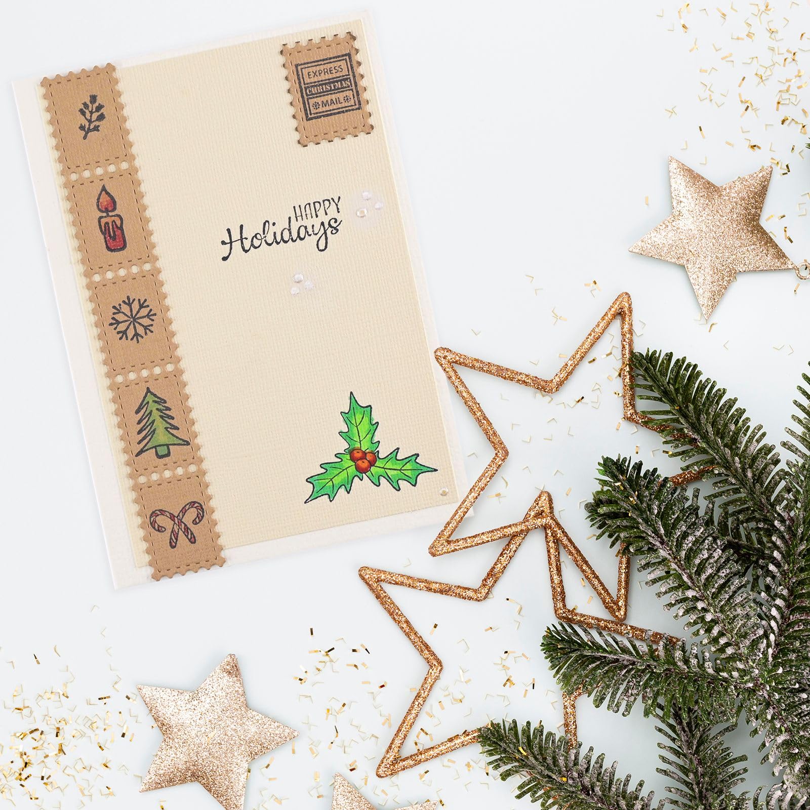 vaessen-creative-cut-easy-briefmarkenstreifen-stanzschablonen-6-tlg-weihnachten image 5