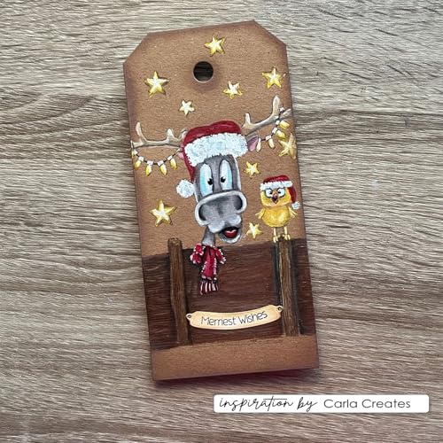 vaessen-cut-easy-silikonstempel-weihnachtsdeko-14-st-a6-transparent image 7