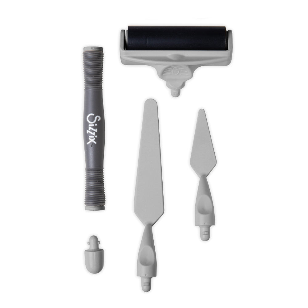 sizzix-studio-effectz-craft-werkzeugset-grau-5tlg-walze image 2
