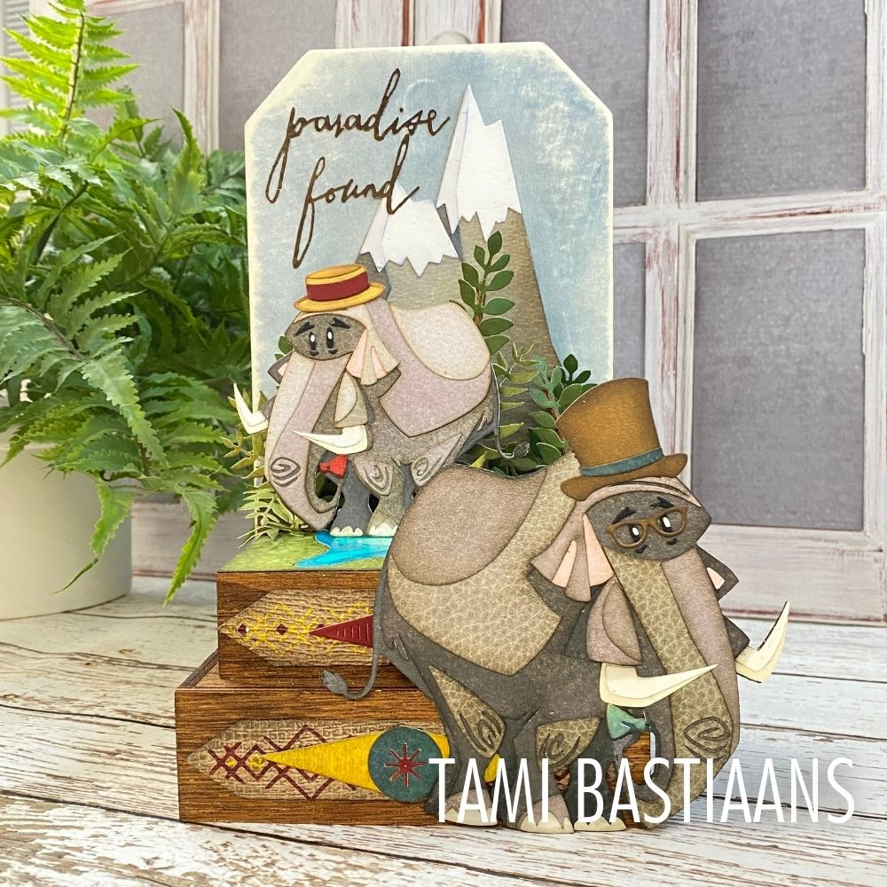 sizzix-thinlits-clarence-colorize-tim-holtz-stanzschablonen-11tlg-elefant image 3