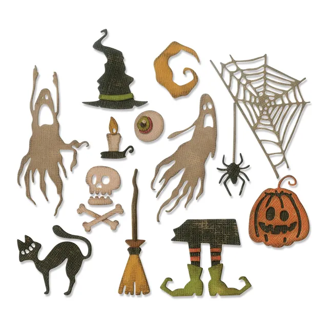 sizzix-thinlits-frightful-things-stanzschablonen-17-tlg image 1