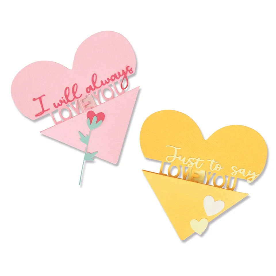 sizzix-thinlits-heart-slider-card-stanzschablone-10tlg-herz image 1