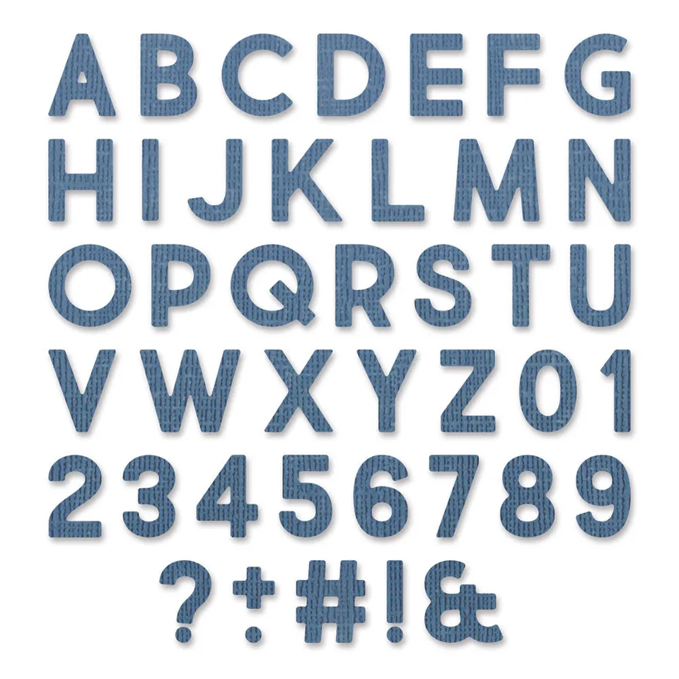 sizzix-thinlits-alphanumeric-bold-stanzschablonen-80tlg-tim-holtz image 1