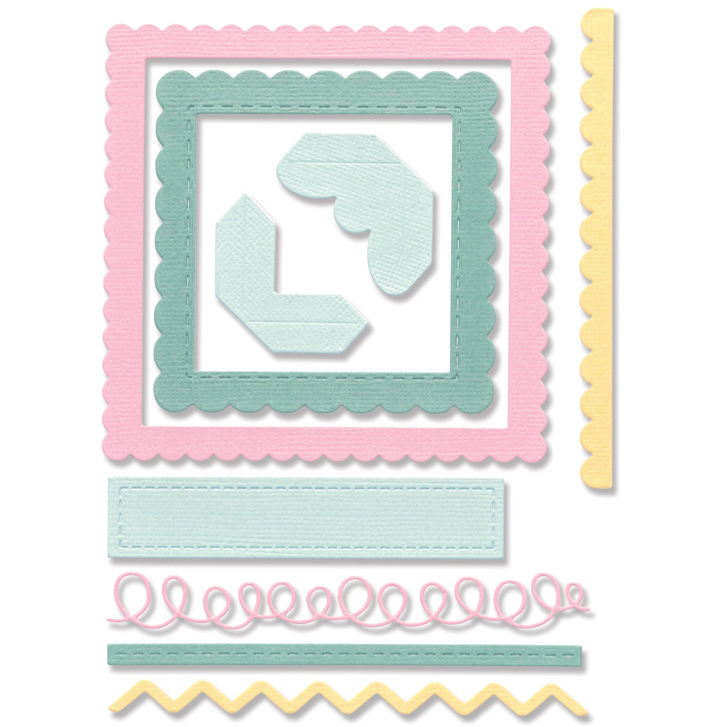sizzix-thinlits-fabulous-frames-stanzschablonen-9tlg-rahmen image 1
