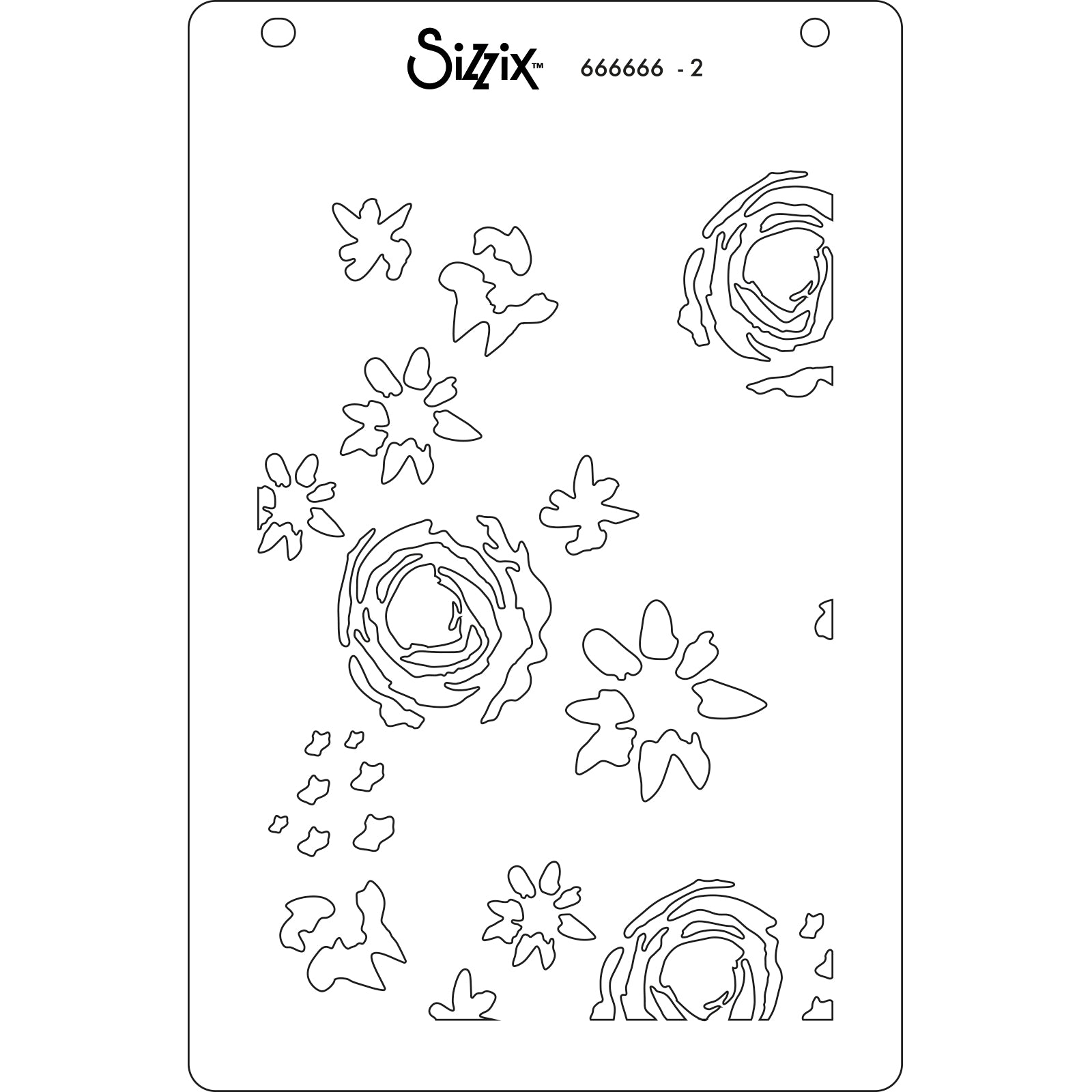 sizzix-layered-stencils-abstract-blooms-a6-4er-blumen image 3