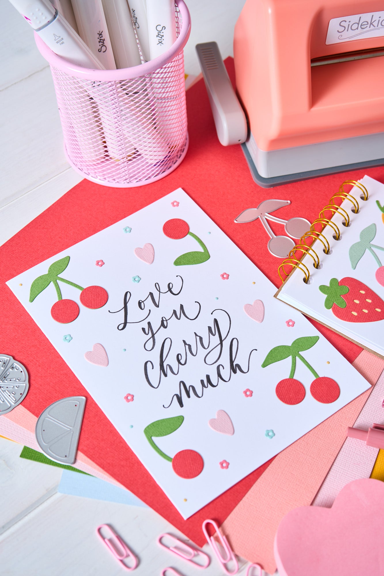 sizzix-thinlits-fruit-doodles-stanzen-17tlg-obst-sommer image 2