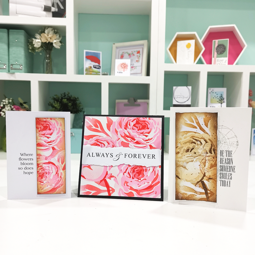 sizzix-layered-stencils-painted-peonies-schablonen-4tlg-blumen image 6