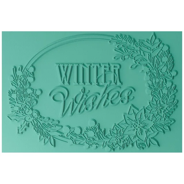sizzix-3-d-embossing-folder-winter-wishes-pr-gefolder-jen-long image 1