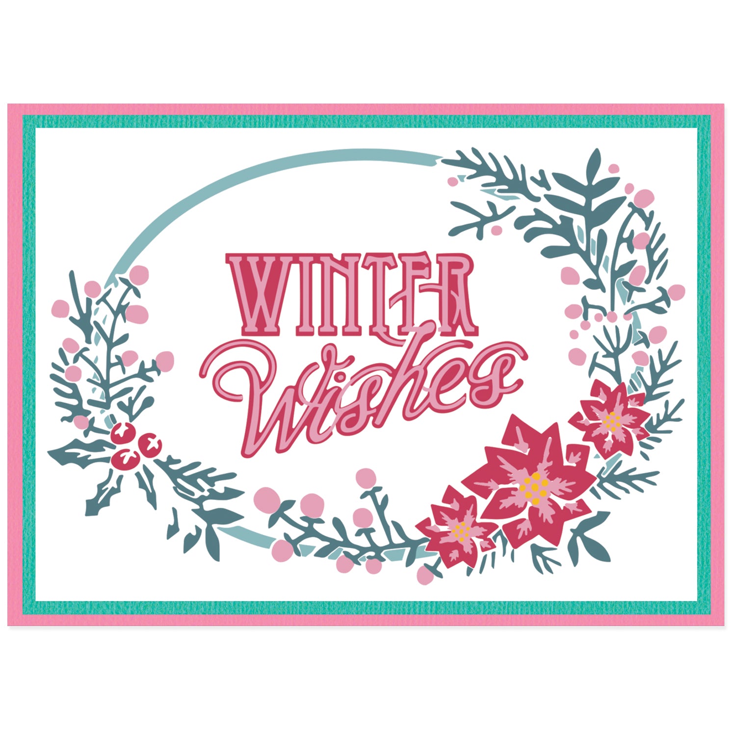 sizzix-layered-stencils-winter-wishes-3-schablone-a6-4er image 1