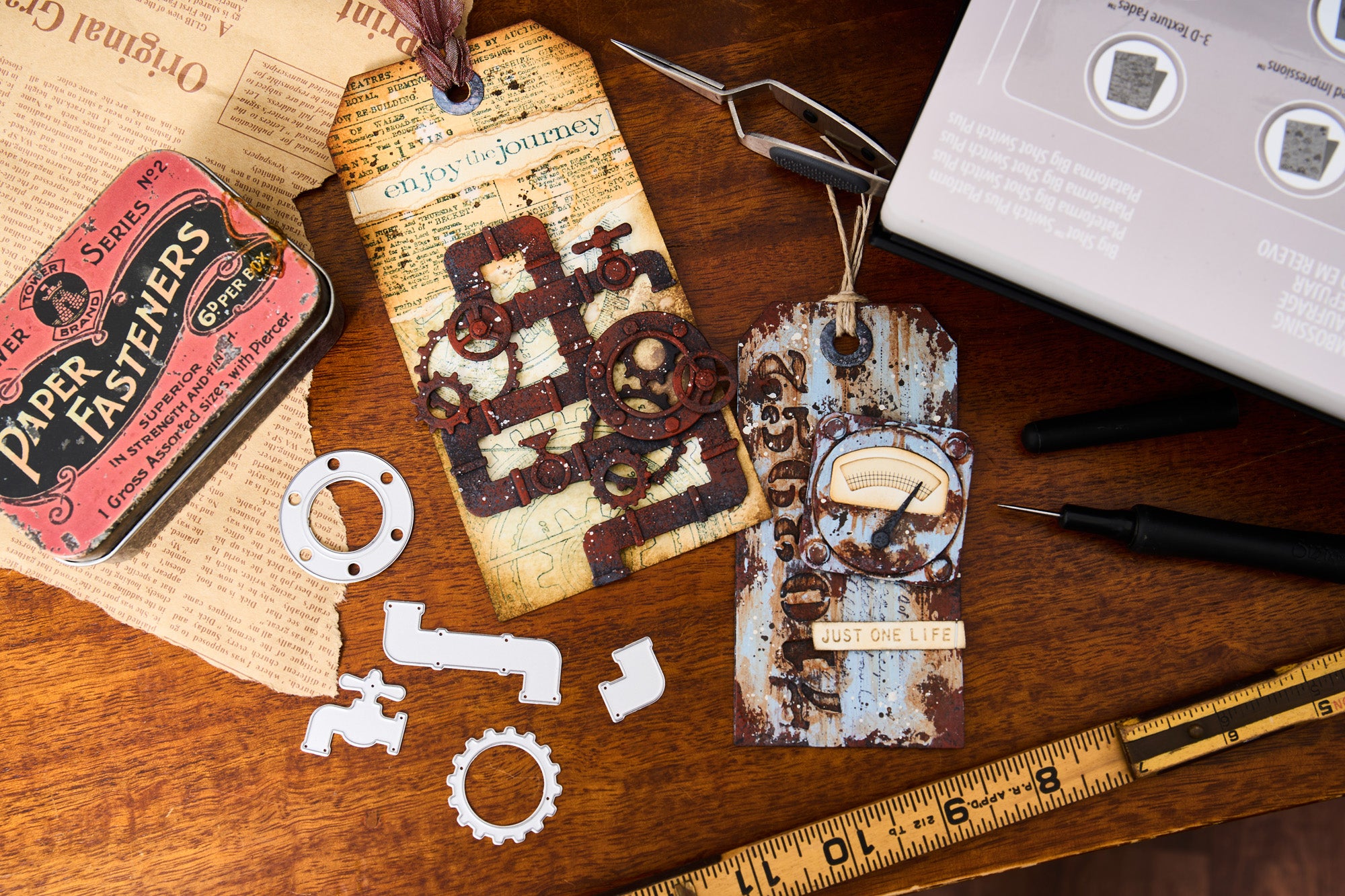 sizzix-thinlits-vault-industrial-stanzen-37tlg-tim-holtz-zahnrad image 3