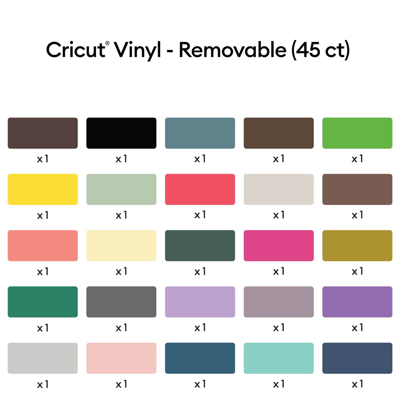 cricut-maker-vinyl-removable-everything-sampler-45tlg-30x30-cm image 3
