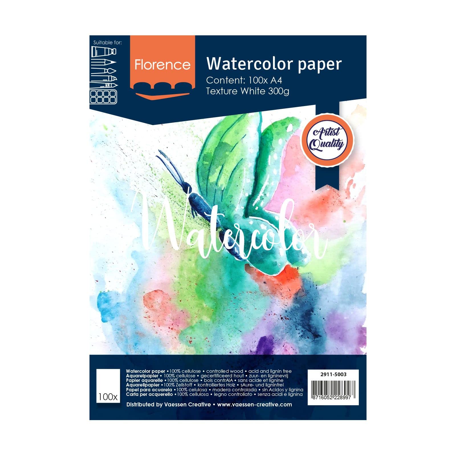 vaessen-florence-aquarellpapier-a4-wei-300g-10-blatt-strukturiert image 8