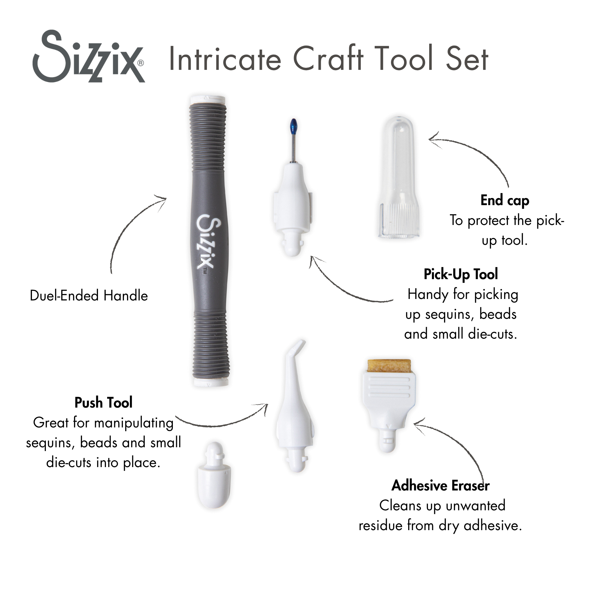 sizzix-stencilling-stamp-tool-bastelwerkzeug-set-filigran image 2