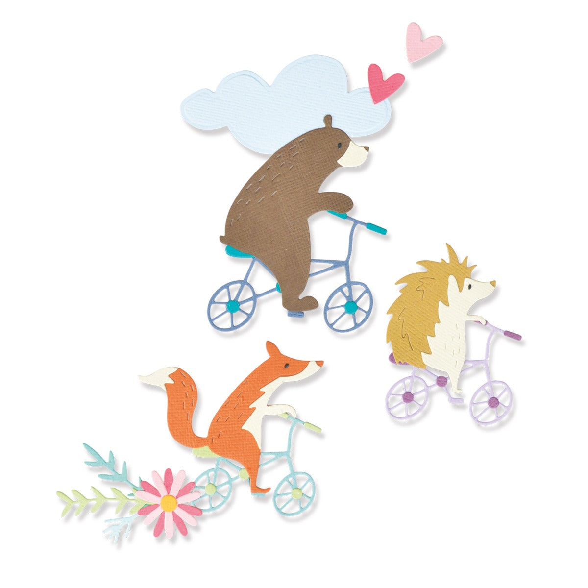 sizzix-thinlits-joy-riders-stanzschablonen-11-tlg-waldtiere image 1