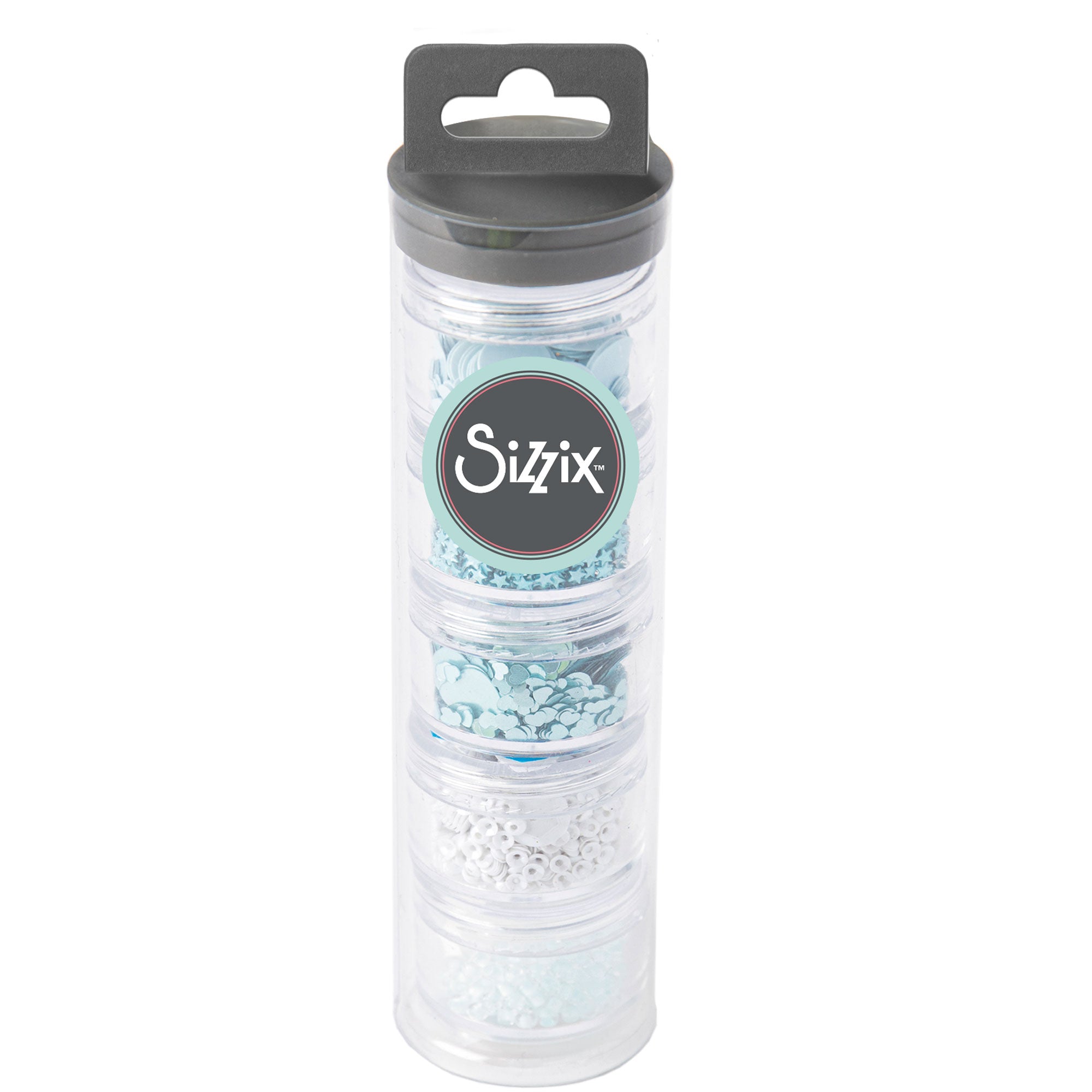 sizzix-effectz-sequins-beads-pailletten-arctic-sky-5er-set image 1